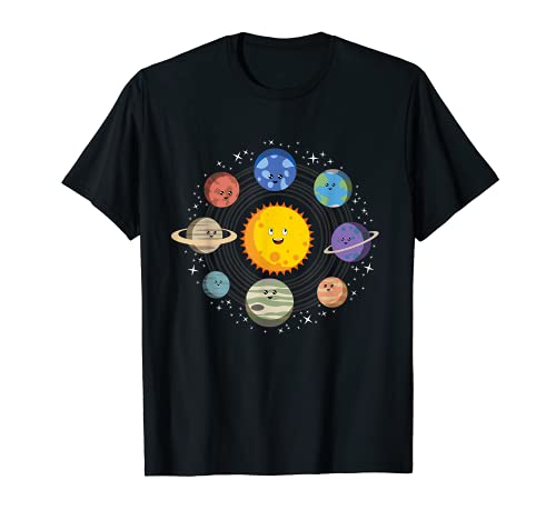 Sistema Solar, Planetas, Niños, Niños, Espacio, Galaxia Camiseta