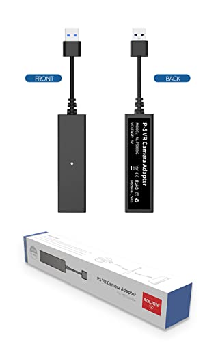 SIWEI Cable adaptador de PS-5 VR, USB3.0 PS VR a PS5 Adaptador de cable VR, adaptador de cable de extensión de cámara PS VR para PS4 PSVR a PS5 consola