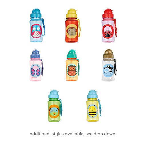 Skip Hop 3071, Botella con Pajita de Recambio, Multicolor