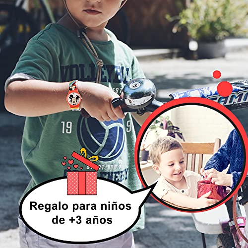 SKYLINE | Reloj Analógico para Niños | Reloj de Pulsera Infantil Ajustable | Reloj de Aprendizaje | con Caja de Aluminio para Regalo | Diseños Divertidos