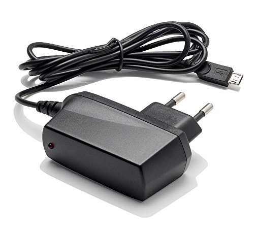 Slabo Cargador Red Micro USB - 1000mA - para Amazon Fire Tablet | Fire 7 | Fire HD 8 (2012-2018) | Fire HD 10 (2015-2017) Cargador rápido de Viaje para el móvil - Negro