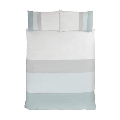 Sleepdown Juego de Funda de edredón Reversible con Fundas de Almohada para Cama King (220 x 230 cm)