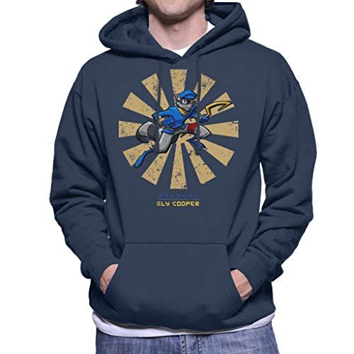 Sly Cooper Retro Japanese Men's Hooded Sweatshirt