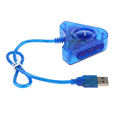 SM SunniMix Dual PSX / PS1 / PS2 para PC USB Game Pad Controller Adapter Cable de Adaptador de Cable