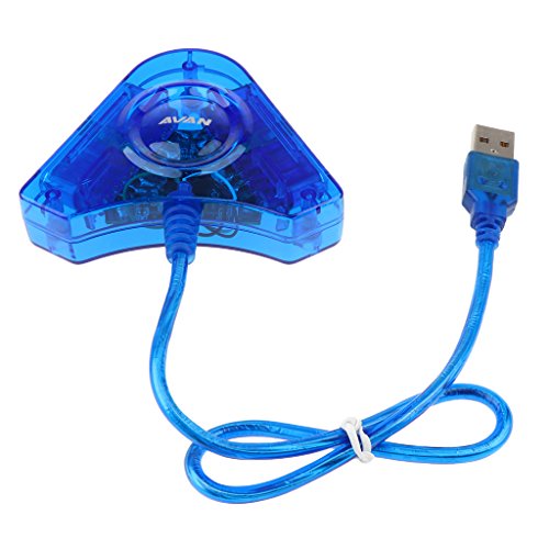 SM SunniMix Dual PSX / PS1 / PS2 para PC USB Game Pad Controller Adapter Cable de Adaptador de Cable