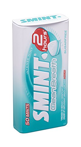 Smint 2H Menta Intensa, Caramelo Comprimido Sin Azúcar - 12 unidades de 35 gr. (Total 420 gr.)