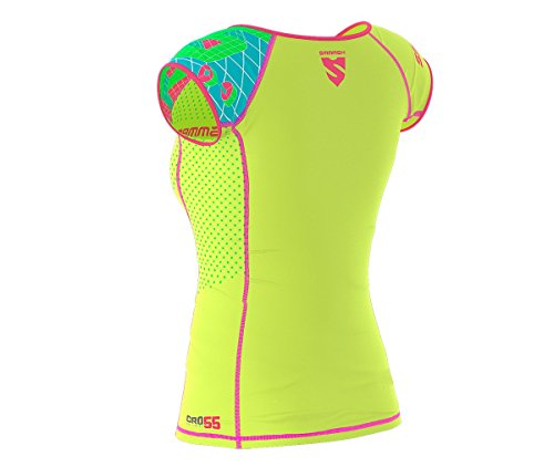 SMMASH GO CANDY Camiseta de manga corta para mujer para Crossfit (XS)