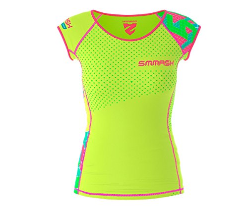 SMMASH GO CANDY Camiseta de manga corta para mujer para Crossfit (XS)