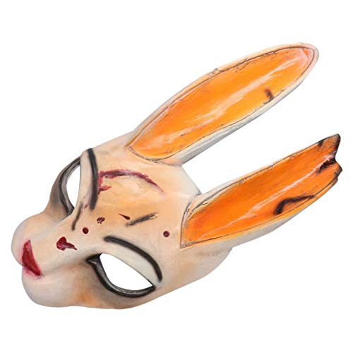 SN0wny Dead Daylight Cubierta Facial De Cosplay Guardia Facial De Cosplay Juego De Terror Carnicero Asesino Cazadora Anna Accesorio De Cosplay Para Exhibición De Anime Y Fiesta Temática Y Halloween