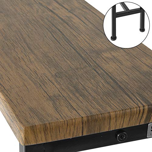 SoBuy FSB19-N Mesa de Entrada Recibidor Mesa de Consola 120 x 65 x 20 cm ES (H 65 cm-1)