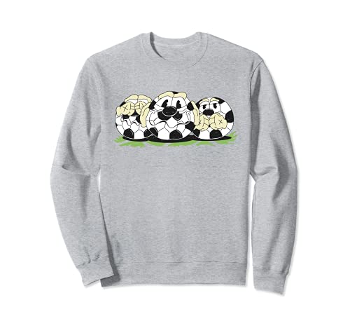 Soccer Cartoon Ball Sports Game Funny Sudadera