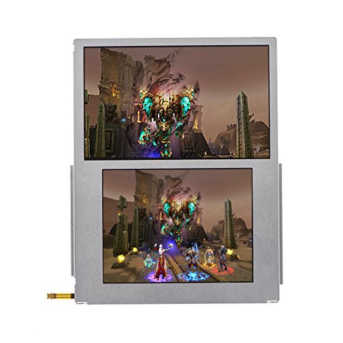 Socobeta Reemplazo de la Pantalla de visualización LCD Parte Superior e Inferior de la reparación de la Pantalla LCD Compatible con 2DS