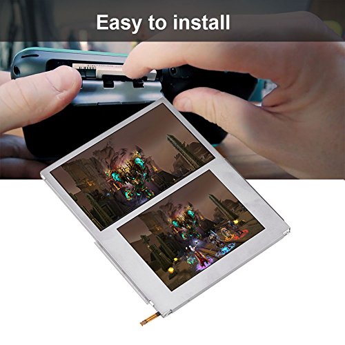 Socobeta Reemplazo de la Pantalla de visualización LCD Parte Superior e Inferior de la reparación de la Pantalla LCD Compatible con 2DS