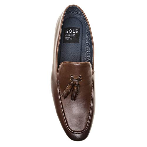 Sole Piere Hombre Zapatos Tostado 45 EU