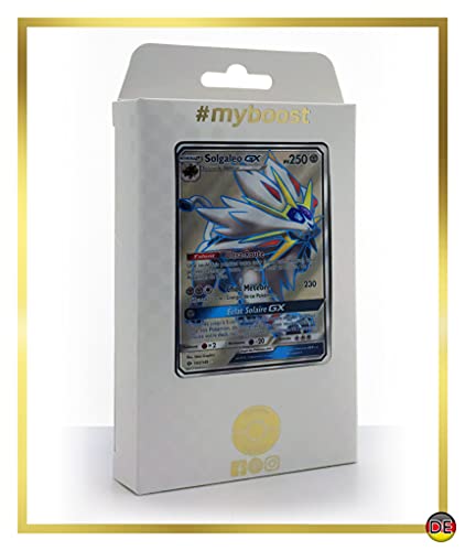 Solgaleo-GX 143/149 Full Art - #myboost X Sonne & Mond 1 - Coffret de 10 Cartes Pokémon Allemandes