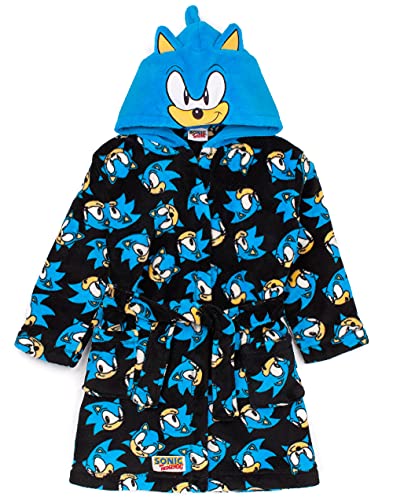 Sonic The Hedgehog Boys Boys Bats Bath-Robe 4-5 años