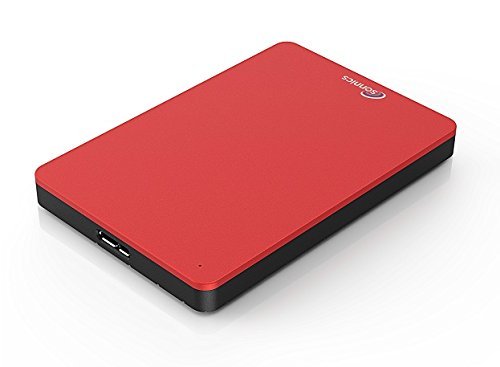Sonnics - Unidad de Estado sólido Externa portátil (SSD) USB 3.0 Super rápida Velocidad de Transferencia para Uso con Windows PC, Apple Mac, Xbox One & PS4 Rosso 512 GB