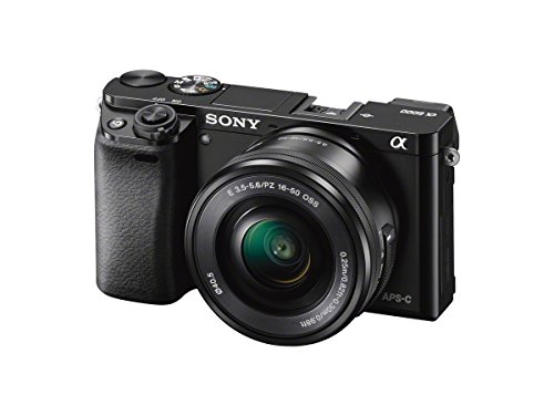 Sony A6000 - Cámara EVIL de 24 MP (pantalla de 3", estabilizador óptico, vídeo Full HD, WiFi, Sony Minolta), negro - Kit cuerpo con objetivo 16 - 50 mm con estabilizador de imagen