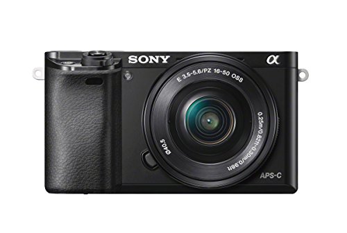Sony A6000 - Cámara EVIL de 24 MP (pantalla de 3", estabilizador óptico, vídeo Full HD, WiFi, Sony Minolta), negro - Kit cuerpo con objetivo 16 - 50 mm con estabilizador de imagen