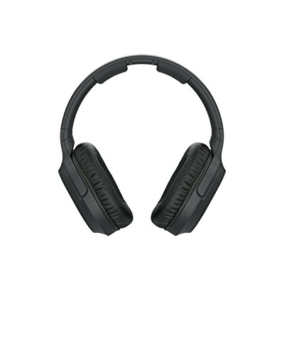 Sony MDR-RF895RK Auriculares Inalámbricos (Cancelación de Ruido, Transmisión por Radiofrecuencia, 20 horas de Batería, Modo Voz), Color Negro