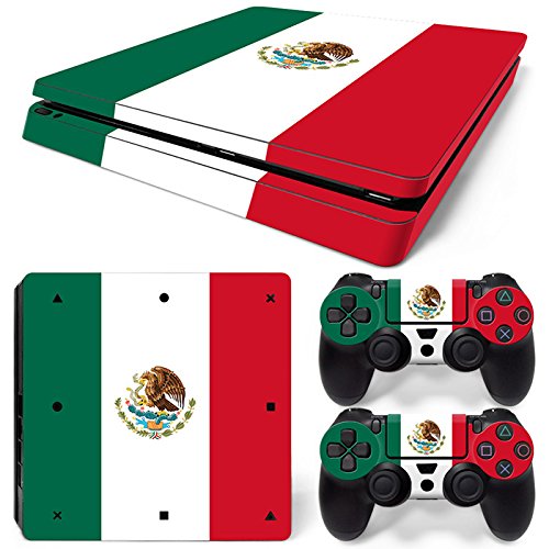Sony PS4 Playstation 4 Slim Skin Design Foils Pegatina Set - Mexico Motivo