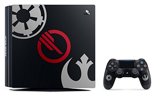 Sony PS4 Pro Limited Edition STAR WARS Battlefront II Bundle Negro 1000 GB Wifi - Videoconsolas (PlayStation 4 Pro, Negro, 8196 MB, GDDR5, GDDR3, AMD Jaguar)