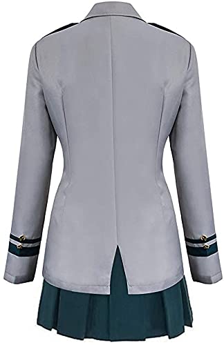 SOOYOOYOO Cosplay Uniforme Para My Hero Academia ,Para Boku no Hero Academia Tsuyu Traje de la escuela(El Uniforme No Se Vende Ni Es Creado My Hero Academia Boku no Hero Academi)