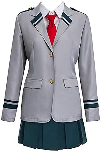 SOOYOOYOO Cosplay Uniforme Para My Hero Academia ,Para Boku no Hero Academia Tsuyu Traje de la escuela(El Uniforme No Se Vende Ni Es Creado My Hero Academia Boku no Hero Academi)