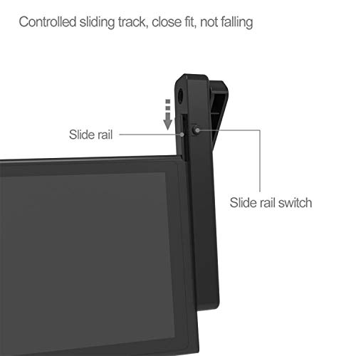 Soporte 2 en 1 compatible con Nintendo Switch & Switch OLED Modelo, FASTSNAIL Soporte universal para reposacabezas de coche Soporte de mesa de repuesto para Nintendo Switch & Switch Modelo OLED