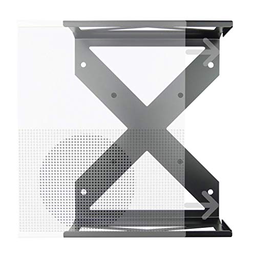 Soporte de pared para Xbox One S (negro) – Diseño Signature X! – Fabricado en el Reino Unido.