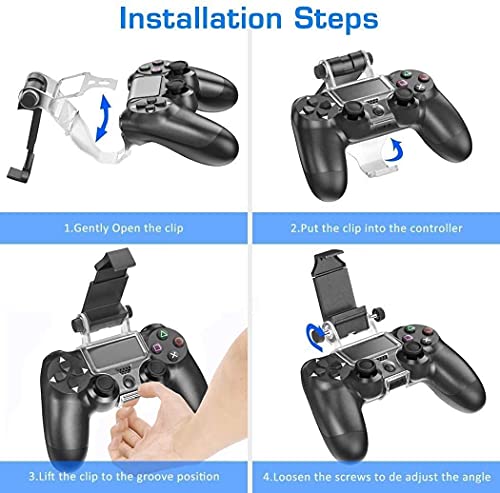 Soporte inteligente de teléfono móvil para mando de la consola, para Playstation 4, PRO, SLIM