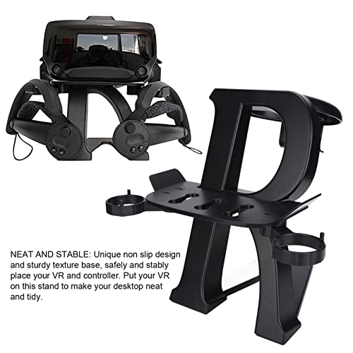 Soporte para Gafas de Realidad Virtual, Soporte de Pantalla Universal Y Estación de Montaje del Controlador, para Oculus Quest, para Rift, para HTC Vive, para índice de Válvulas, para HP(negro)
