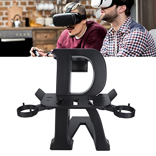 Soporte para Gafas de Realidad Virtual, Soporte de Pantalla Universal Y Estación de Montaje del Controlador, para Oculus Quest, para Rift, para HTC Vive, para índice de Válvulas, para HP(negro)