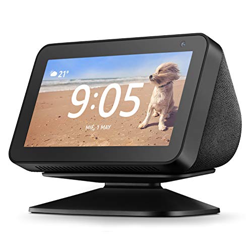 Soporte regulable para el Echo Show 5 (1.ª generación, modelo de 2019), negro