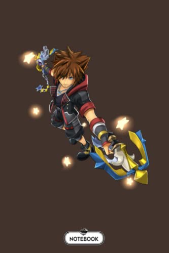 Sora Kh3 Kingdom Hearts 3 Notebook: Lined College Ruled Paper,6x9 120 Pages,journal,matte Finish Cover,diary,planner