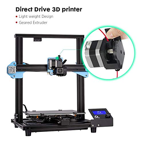 SOVOL SV01 Impresora 3D con extrusora directa, plataforma de vidrio con calefacción por lecho de impresión y fuente de alimentación de marca, 280 mm x 240 mm x 300 mm