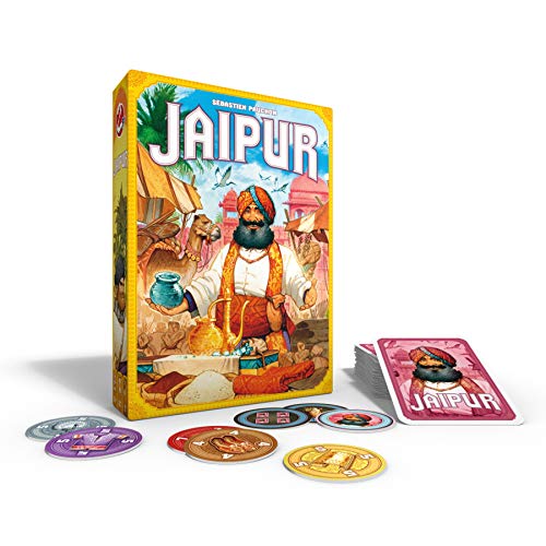 Space Cowboys- Jaipur – Un Juego de Comercio y Cartas para Dos Jugadores, Color (SCJAI01ES)