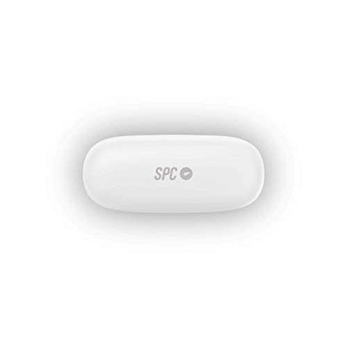 SPC Zion Air True Wireless Bluetooth 5.0 con conexión automática y Resistente al Agua IPX4, Blanco, 46 x 18 x 25 mm