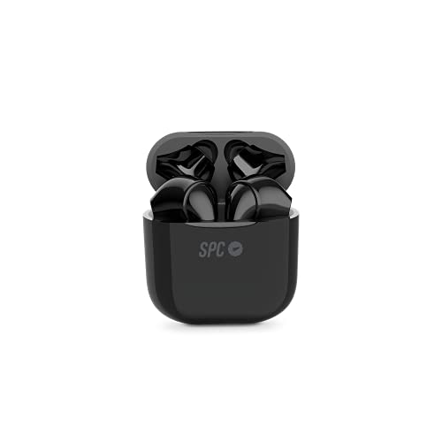 SPC Zion Pro – Auriculares True Wireless con Sonido Cuerpo supercompacto con Manos Libres, Control táctil, Asistente de Voz y Resistente al Agua