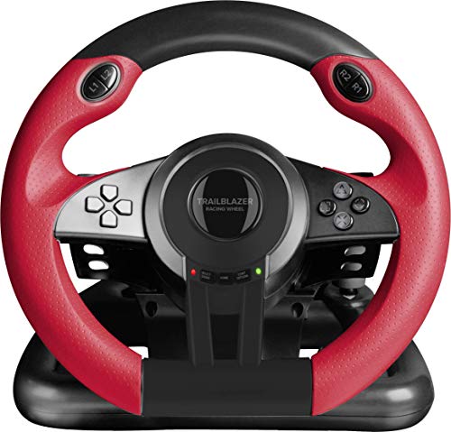 Speed-Link Trailblazer Volante De Carreras, Color Negro (PS4, PS3, Xbox One, PC), SL-450500-BK