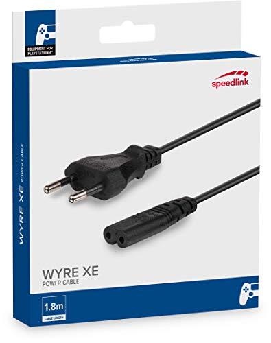 Speed-Link WYRE XE - Cable de alimentación para PS4, Color Negro
