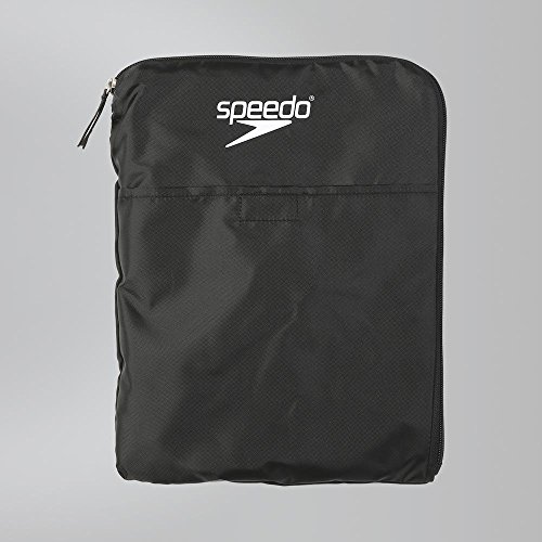 Speedo Deluxe Ventilator Mesh Bag Mochila, Unisex, Negra/Blanca, Talla única
