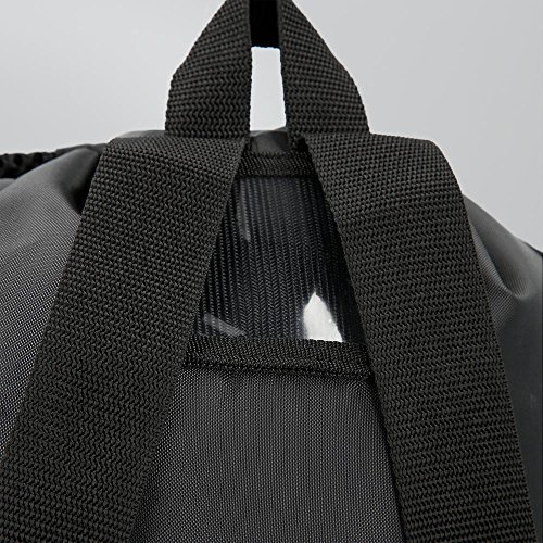 Speedo Deluxe Ventilator Mesh Bag Mochila, Unisex, Negra/Blanca, Talla única