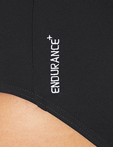 Speedo Endurance + Estampado Medalist Bañador, Adult Female, Negra, 30
