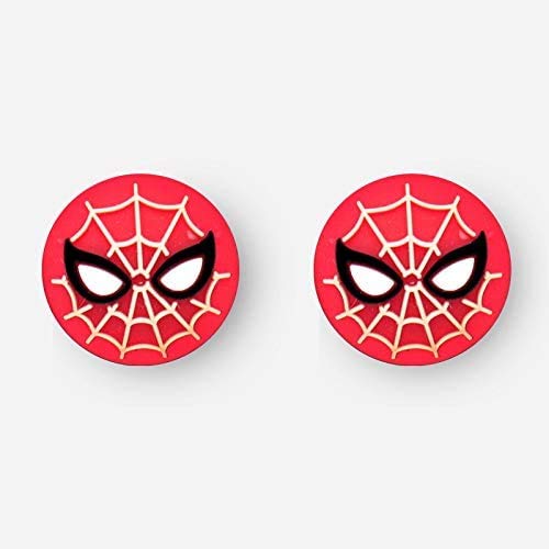 Spider-Man - Juego de 2 tapas de silicona para mandos de juegos de PS4, Xbox One, PS3, Xbox 360, PS2, 2 unidades