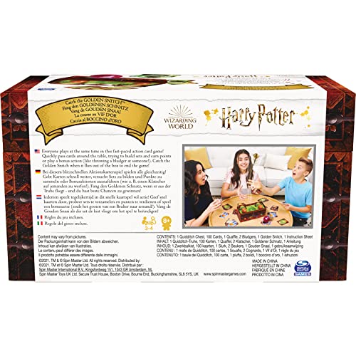 Spin Master Games Game for and Kids Aged Over 6 Harry Potter Catch The Snitch Juego para familias y niños Mayores de 6 años (6060743)