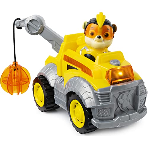 Spin Master Paw Patrol: Mighty Pups Super Paws - Rubble Deluxe Vehicle (20115477), Multicolor