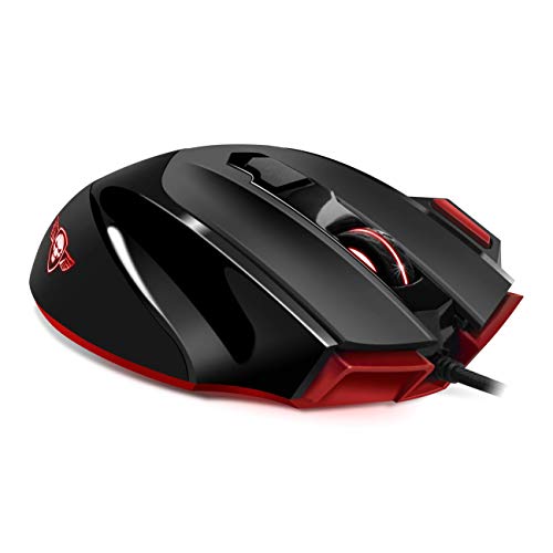 SPIRIT OF GAMER - Pack ES 3IN1 Pro MK3 QWERTY - Teclado de Jugador Retroiluminado Anti-Ghosting de 26 Teclas y 4 Macros/Ratón 7 Botones Programables 3200 dpi/Alfombrilla Ratón / PS4 / Xbox One