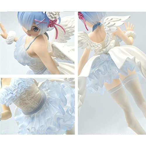 SPLLEADER Re:Life In A Different World from Zero: Rem (Ángel Ver.) Figura De Acción 3D PVC 22cm Personaje Modelo Decoraciones Coleccionables