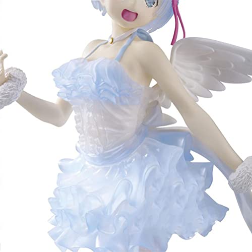 SPLLEADER Re:Life In A Different World from Zero: Rem (Ángel Ver.) Figura De Acción 3D PVC 22cm Personaje Modelo Decoraciones Coleccionables